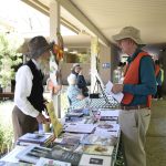 Rev Don Baldwin aka John Muir at his table