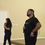 Members of Rewire Community as they present in the Parish Hall.