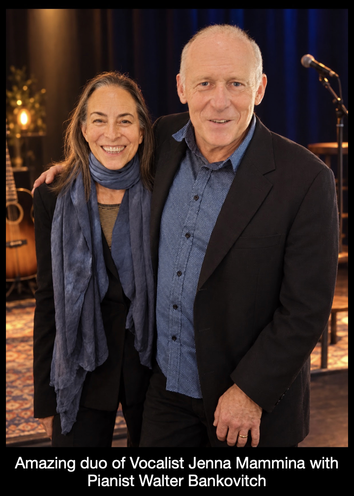 Vocalist Jenna Mammina and Pianist Walter Bankovitch